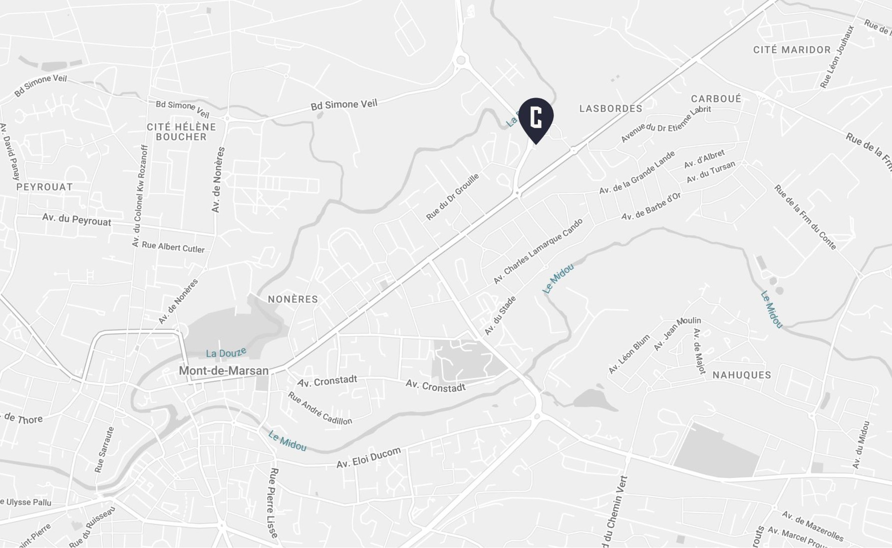 Campus Landes Map